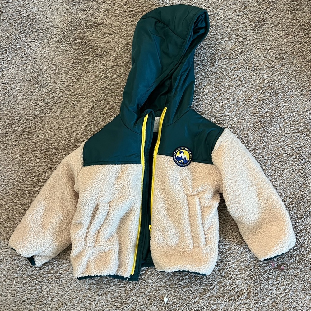 Boys 2/3 years Zara Sherpa jacket